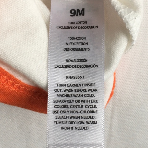 Thanksgiving shirt size 9 months turkey baby girls - Picture 15 of 16